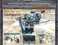 Fabo 750 T/H STATIONARY CRUSHING & SCREENING PLANT Fabo 750 T/H STATIONARY CRUSHING & SCREENING PLANT