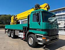 Mercedes-Benz Actros 2640 6x4 Pritsche Montagekran bis 25 m Mercedes-Benz Actros 2640 6x4 Pritsche Montagekran bis 25 m