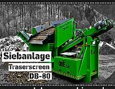 DB Engineering Traserscreen DB-80 Siebanlage | Flachdecksieb | Siebbox | Galabau | 4800kg