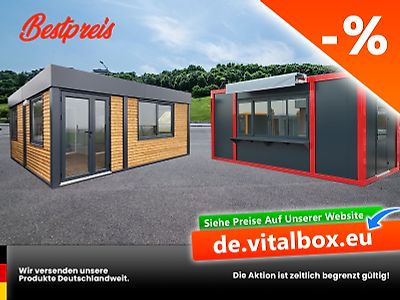 Vitalbox Bürocontainer - de.vitalbox.eu - Wohncontainer