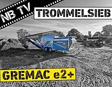 Gremac e2+ Mobile Trommelsiebanlage | 3m Trommel - bis zu 75 m³/h