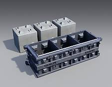 Bosch block making machine Forms for Concrete Blocks Cubes, Concrete, Blocks, Form, Retaini