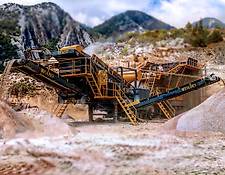 Fabo PRO-100 MOBILE CRUSHING & SCREENING PLANT FOR MARBLE