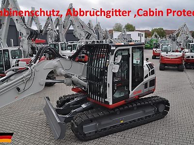 Wolf Technik für Baumaschinen Takeuschi, TB2150, Kabinenschutz, Abbruchgitter