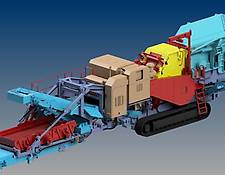 Fabo Fabo FTI-110s Tracked Impact Crusher with Vibrating Screen Fabo Fabo FTI-110s Tracked Impact Crusher with Vibrating Screen