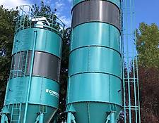 Constmach 50 Tonnes Capacity Welded Type Cement Silo, Ready From Stock