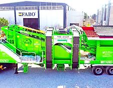 Fabo ME 1645 SERIES MOBILE SAND SCREENING PLANT