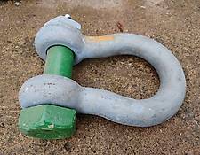 Schäkel WLL 017,00t geschweift Mutter / Splint