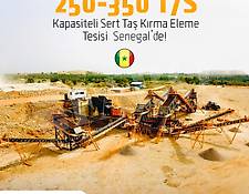 Fabo STATIONARY TYPE 200-350 T/H HARDSTONE CRUSHING & SCREENING PLANT